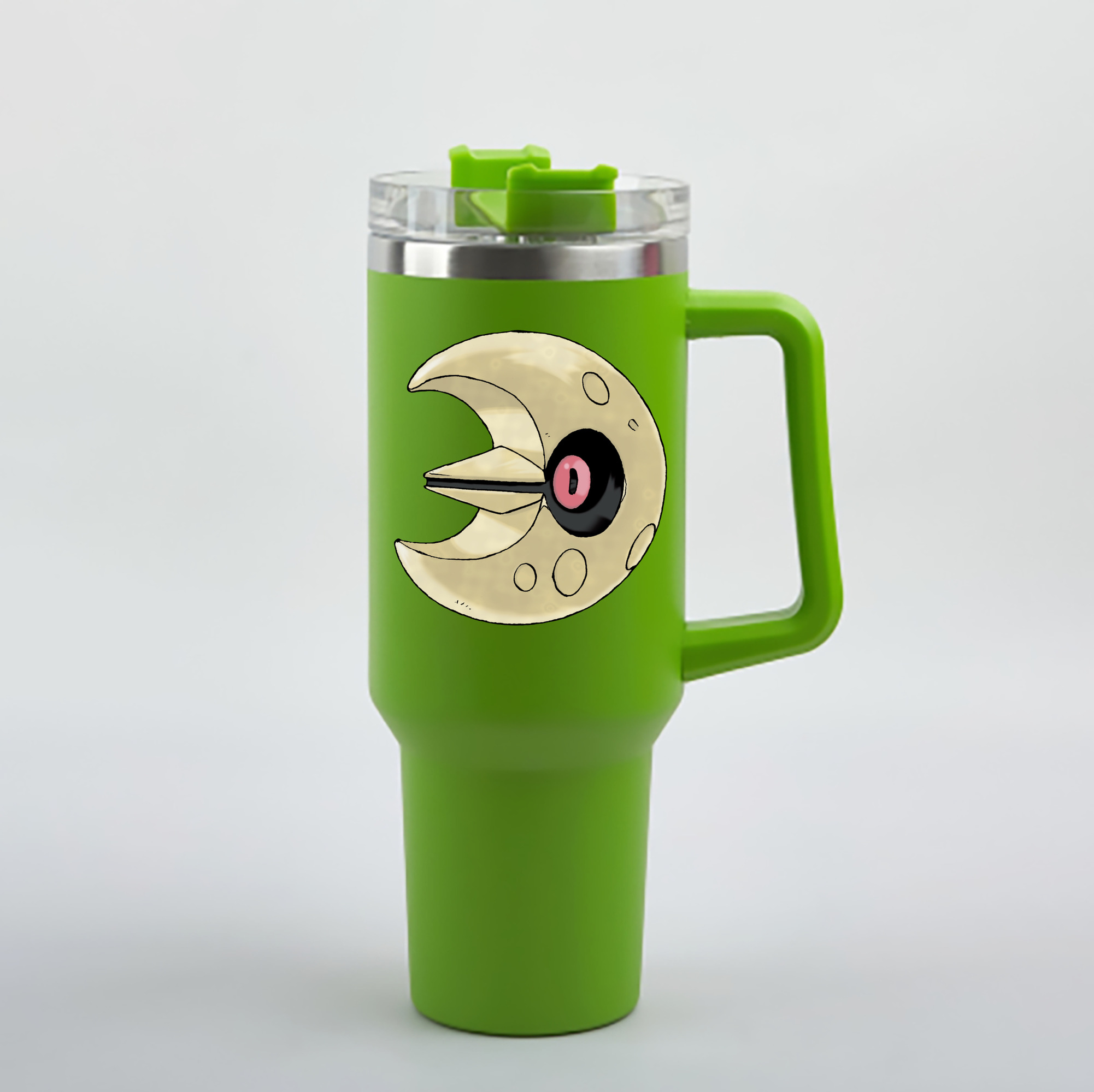 （画像用） ポケットモンスター Pokémon 1200mL車用タンブラー - クリスタルステッカー（プラスチックストロー付き）
